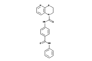 Image of N-[4-(phenylcarbamoyl)phenyl]-2,3-dihydropyrido[2,3-b][1,4]thiazine-1-carboxamide
