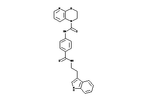 N-[4-[2-(1H-indol-3-yl)ethylcarbamoyl]phenyl]-2,3-dihydropyrido[2,3-b][1,4]thiazine-1-carboxamide