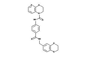 N-[4-(2,3-dihydro-1,4-benzodioxin-6-ylmethylcarbamoyl)phenyl]-2,3-dihydropyrido[2,3-b][1,4]thiazine-1-carboxamide