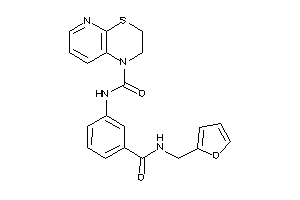 Image of N-[3-(2-furfurylcarbamoyl)phenyl]-2,3-dihydropyrido[2,3-b][1,4]thiazine-1-carboxamide