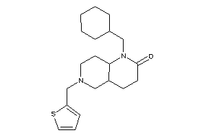 1-(cyclohexylmethyl)-6-(2-thenyl)-4,4a,5,7,8,8a-hexahydro-3H-1,6-naphthyridin-2-one