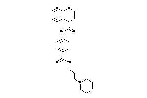 Image of N-[4-(3-morpholinopropylcarbamoyl)phenyl]-2,3-dihydropyrido[2,3-b][1,4]thiazine-1-carboxamide