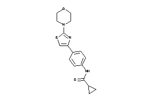 N-[4-(2-morpholinothiazol-4-yl)phenyl]cyclopropanecarboxamide