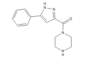 Image of (5-phenyl-1H-pyrazol-3-yl)-piperazino-methanone