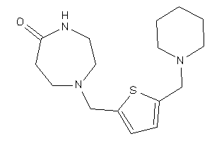 1-[[5-(piperidinomethyl)-2-thienyl]methyl]-1,4-diazepan-5-one