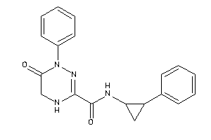 6-keto-1-phenyl-N-(2-phenylcyclopropyl)-4,5-dihydro-1,2,4-triazine-3-carboxamide