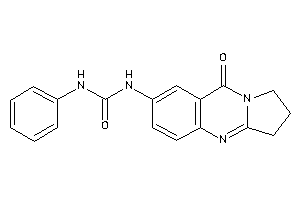 1-(9-keto-2,3-dihydro-1H-pyrrolo[2,1-b]quinazolin-7-yl)-3-phenyl-urea