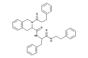 N-[1-benzyl-2-keto-2-(phenethylamino)ethyl]-2-hydrocinnamoyl-3,4-dihydro-1H-isoquinoline-3-carboxamide