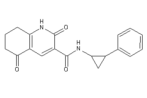 Image of 2,5-diketo-N-(2-phenylcyclopropyl)-1,6,7,8-tetrahydroquinoline-3-carboxamide