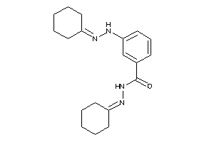 Image of N-(cyclohexylideneamino)-3-(N'-cyclohexylidenehydrazino)benzamide