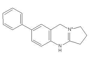 Image of 7-phenyl-2,3,4,9-tetrahydro-1H-pyrrolo[2,1-b]quinazolin-10-ium