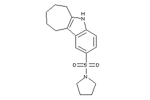 Image of 2-pyrrolidinosulfonyl-5,6,7,8,9,10-hexahydrocyclohepta[b]indole