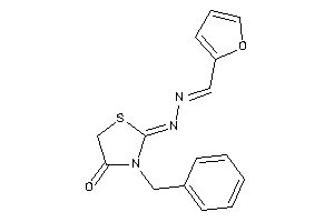 Image of 3-benzyl-2-(2-furfurylidenehydrazono)thiazolidin-4-one