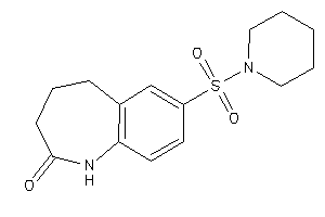 Image of 7-piperidinosulfonyl-1,3,4,5-tetrahydro-1-benzazepin-2-one