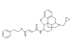 4-[(cyclopropylmethylBLAHyl)amino]-4-keto-but-2-enoic Acid Phenethyl Ester