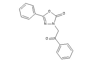 3-phenacyl-5-phenyl-1,3,4-oxadiazol-2-one