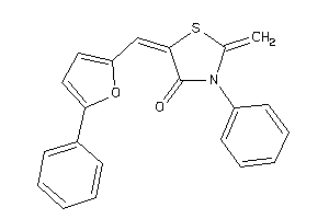 Image of 2-methylene-3-phenyl-5-[(5-phenyl-2-furyl)methylene]thiazolidin-4-one