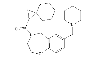Image of [7-(piperidinomethyl)-3,5-dihydro-2H-1,4-benzoxazepin-4-yl]-spiro[2.5]octan-2-yl-methanone