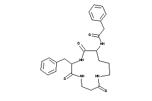 Image of N-(4-benzyl-2,5,9-triketo-3,6,10-triazacyclotridec-1-yl)-2-phenyl-acetamide