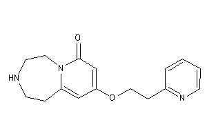 9-[2-(2-pyridyl)ethoxy]-2,3,4,5-tetrahydro-1H-pyrido[2,1-g][1,4]diazepin-7-one