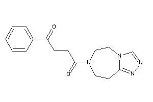 1-phenyl-4-(5,6,8,9-tetrahydro-[1,2,4]triazolo[3,4-g][1,4]diazepin-7-yl)butane-1,4-dione