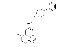 2-(5-keto-6,7-dihydropyrazolo[1,5-a]pyrimidin-4-yl)-N-[2-(4-phenylpiperazino)ethyl]acetamide