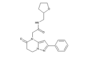 Image of 2-(5-keto-2-phenyl-6,7-dihydropyrazolo[1,5-a]pyrimidin-4-yl)-N-(tetrahydrofurfuryl)acetamide
