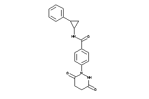 Image of 4-(3,6-diketohexahydropyridazin-1-yl)-N-(2-phenylcyclopropyl)benzamide