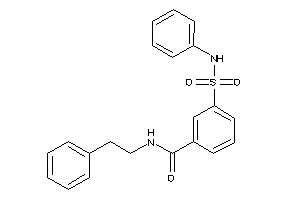 N-phenethyl-3-(phenylsulfamoyl)benzamide