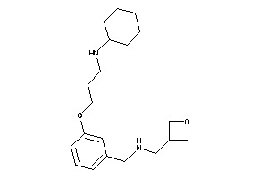Image of Cyclohexyl-[3-[3-[(oxetan-3-ylmethylamino)methyl]phenoxy]propyl]amine