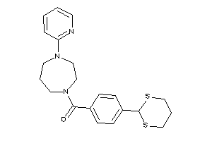 [4-(1,3-dithian-2-yl)phenyl]-[4-(2-pyridyl)-1,4-diazepan-1-yl]methanone