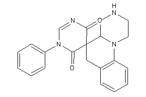 1'-phenylspiro[1,2,3,4,4a,6-hexahydropyrazino[1,2-a]quinoline-5,5'-pyrimidine]-4',6'-quinone