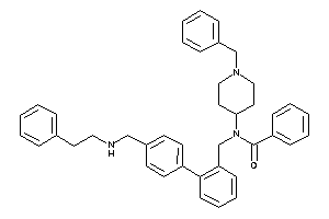 Image of N-(1-benzyl-4-piperidyl)-N-[2-[4-[(phenethylamino)methyl]phenyl]benzyl]benzamide