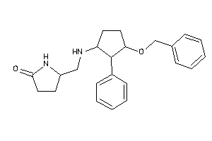 5-[[(3-benzoxy-2-phenyl-cyclopentyl)amino]methyl]-2-pyrrolidone