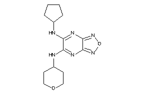 Cyclopentyl-[5-(tetrahydropyran-4-ylamino)furazano[3,4-b]pyrazin-6-yl]amine