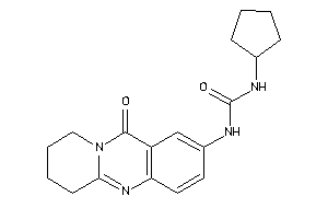 1-cyclopentyl-3-(11-keto-6,7,8,9-tetrahydropyrido[2,1-b]quinazolin-2-yl)urea