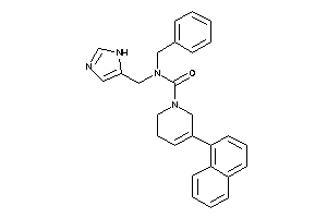 Image of N-benzyl-N-(1H-imidazol-5-ylmethyl)-5-(1-naphthyl)-3,6-dihydro-2H-pyridine-1-carboxamide