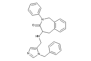 4-[(3-benzylimidazol-4-yl)methylamino]-2-phenyl-4,5-dihydro-1H-2-benzazepin-3-one
