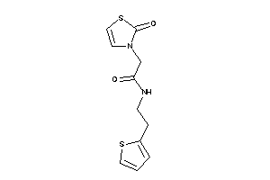 2-(2-keto-4-thiazolin-3-yl)-N-[2-(2-thienyl)ethyl]acetamide