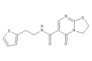 5-keto-N-[2-(2-thienyl)ethyl]-2,3-dihydrothiazolo[3,2-a]pyrimidine-6-carboxamide