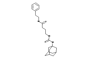 4-(1-adamantylcarbamoylamino)-N-phenethyl-butyramide