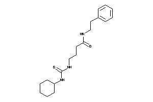 4-(cyclohexylcarbamoylamino)-N-phenethyl-butyramide