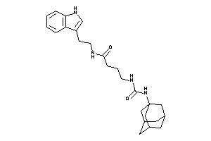 4-(1-adamantylcarbamoylamino)-N-[2-(1H-indol-3-yl)ethyl]butyramide