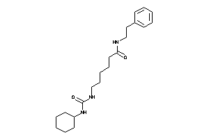 6-(cyclohexylcarbamoylamino)-N-phenethyl-hexanamide