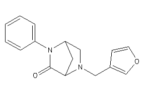 2-(3-furfuryl)-5-phenyl-2,5-diazabicyclo[2.2.1]heptan-6-one