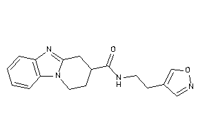 Image of N-(2-isoxazol-4-ylethyl)-1,2,3,4-tetrahydropyrido[1,2-a]benzimidazole-3-carboxamide