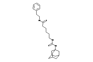 Image of 6-(1-adamantylcarbamoylamino)-N-phenethyl-hexanamide