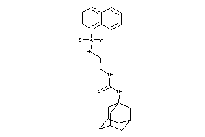 1-(1-adamantyl)-3-[2-(1-naphthylsulfonylamino)ethyl]urea