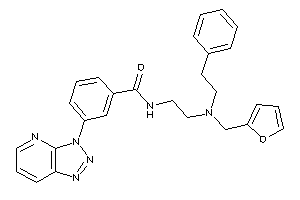 N-[2-[2-furfuryl(phenethyl)amino]ethyl]-3-(triazolo[4,5-b]pyridin-3-yl)benzamide