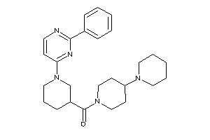 [1-(2-phenylpyrimidin-4-yl)-3-piperidyl]-(4-piperidinopiperidino)methanone